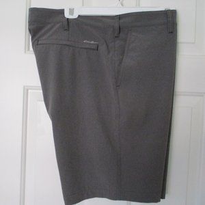 Eddie Bauer Mens Hybrid Gray Stretch Swim Board Short Pant NWOT - Size 40W*